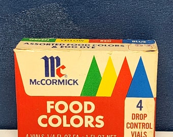 McCormick Food Colors 4 Drop Control Vials