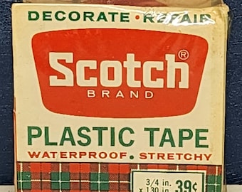 New/Old Stock Scotch Brand Plastic Tape