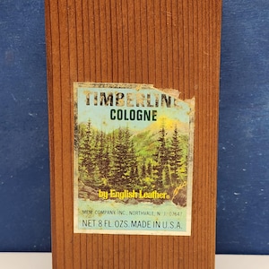 Timberline Cologne by English Leather Wood Box