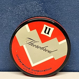 Thorobred Typewriter Ribbon Tin With Ribbon