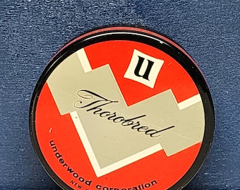 Thorobred Typewriter Ribbon Tin With Ribbon