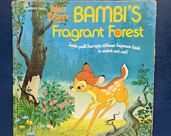 Golden book Bambi scratch & sniff