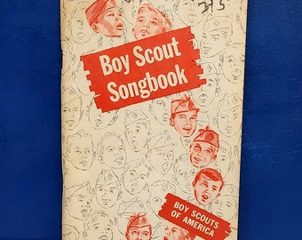 Vintage Boy Scout songbook 1961