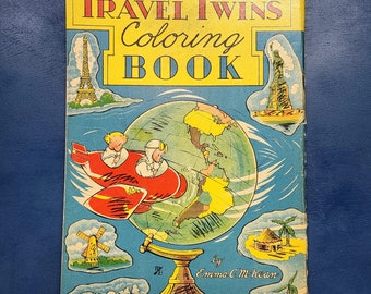 Travel Twins coloring book