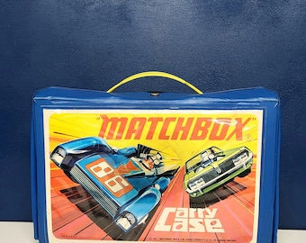 Matchbox Car Case Holds 24 With Both Plastic Inserts- 1971