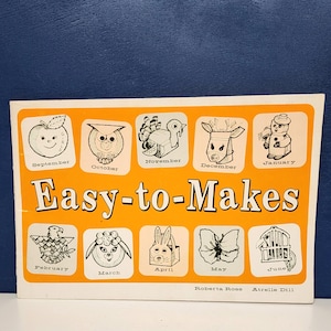 Easy To Makes Children&#39;s Craft Book 1966