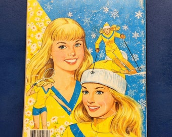 Vintage Barbie & Skipper Whitman coloring book
