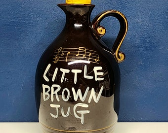 Little Brown Jug Corn Ceramic Music Box
