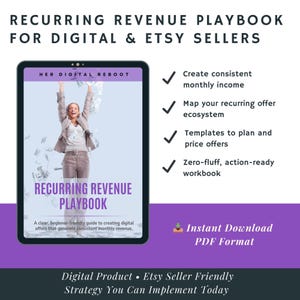 Recurring Revenue Playbook | Passive Income System for Creators | Instant Download PDF