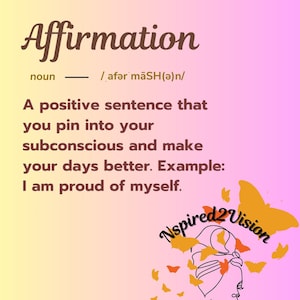 Mindful Affirmationer, Utskrivbar Självutveckling (PDF-filer)