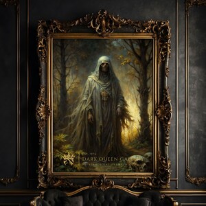 Forest Ghost Digital Art Print: Dark Academia Gothic Home Decor (Digital Download) | 71