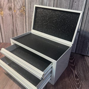 Lowes Kobalt Mini Toolbox Drawer Liner Set - BLACK - GLITTER