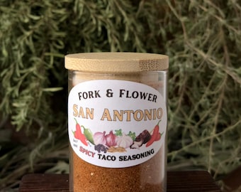 Condimento piccante per tacos San Antonio, 2 once, busta richiudibile