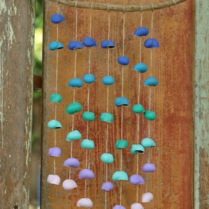 Snail mobile – spring-like wind chime with natural charm, wind chime snail shell, garden decoration, balcony wind chime, spring decoration