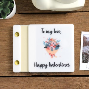 Anniversary Scrapbook, Valentines Gift for him, Personalized Gift for her, Valentines Day Couples gift, Anniversary Gifts for Boyfriend
