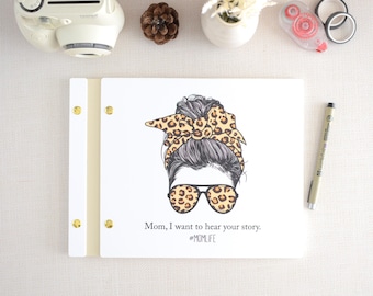 Personalisiertes Muttertags-Sammelbuch, Mom Journal, Muttertagsgeschenk von Kindern, Geburtstagsgeschenk für Mama, Geschenk für Sie, Mom Life Memory Book