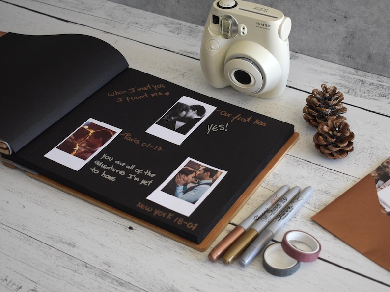Class of 2026 Graduation Guest Book, Custom Polaroid Guestbook, Grad Party Sign in Book, Graduation Advice and Wishes image 8