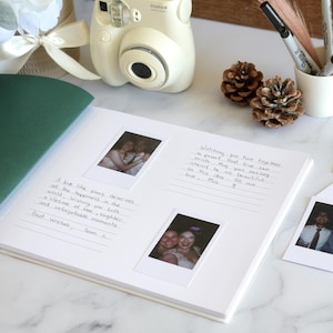 Class of 2026 Graduation Guest Book, Custom Polaroid Guestbook, Grad Party Sign in Book, Graduation Advice and Wishes image 5