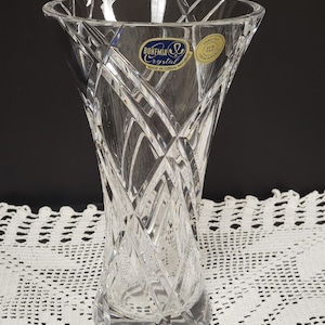 Bohemia Crystal Vase 24 Pbo - Etsy