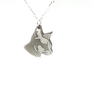 Sterling Silver Cat Charm