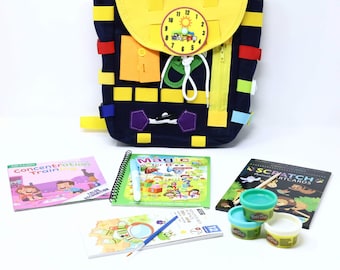 Montessori Activity Busy Bag (Boys age 3-5)