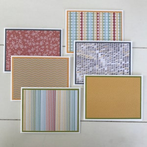 Studio Calico Snippets Stationery with Coordinating Envelopes Set of 6 Handmade Set of Notecards image 2