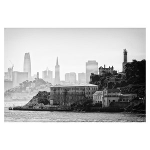 San Francisco Skyline with Alcatraz Island