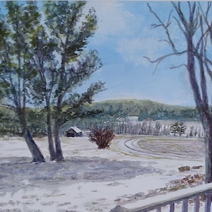 Oma&#39;s Winter View - Andy Ring 8x10&quot; First Edition Prints