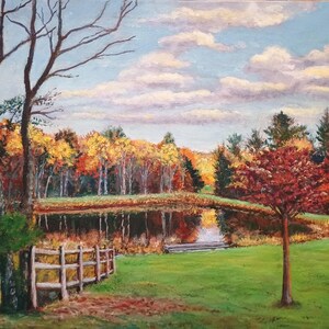 Fall Sunset at Silver Pond - Andy Ring 8x10&quot; First Edition Prints