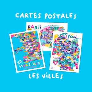 Cartes postales - Les villes