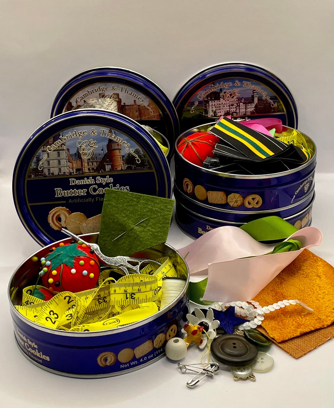 Just Like Grandma's Sewing Kit Everything You Need to Sew in A Butter