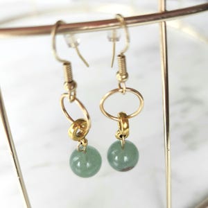 Green Aventurine Earrings