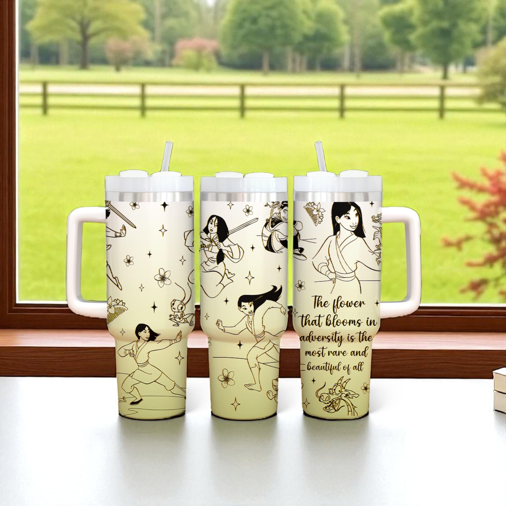 Discover Mulan Inspired 40oz Tumbler Cup