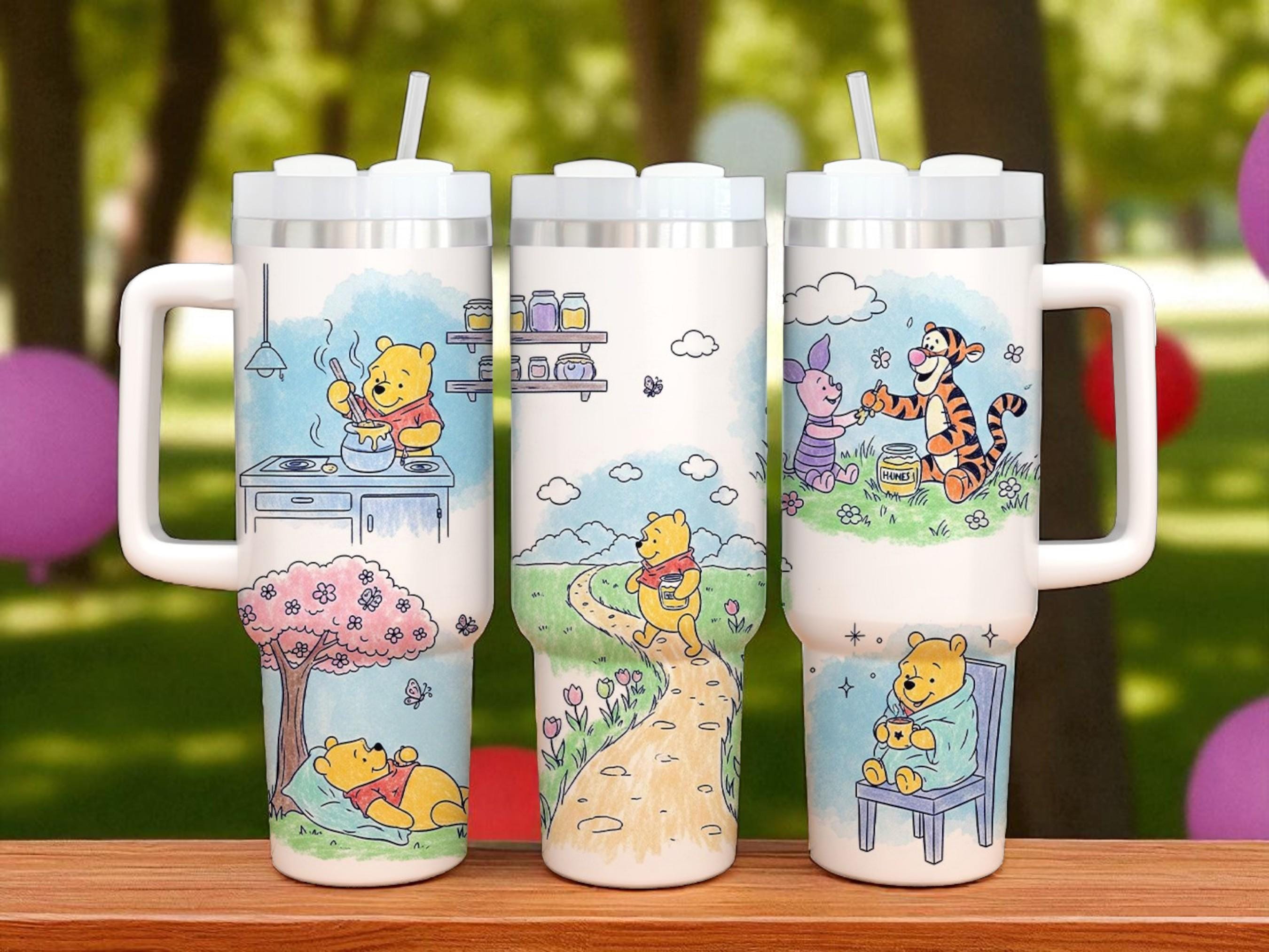 Discover Winnie the Pooh Tumbler: 40oz Stainless Steel Cup