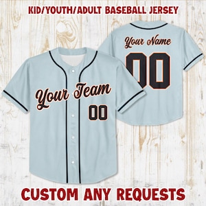 Custom Name Team Jersey, Custom Stripe Line Color Baseball Jersey For Baseball Fans,Custom Number Baseball Team jersey, cheerleading Jersey