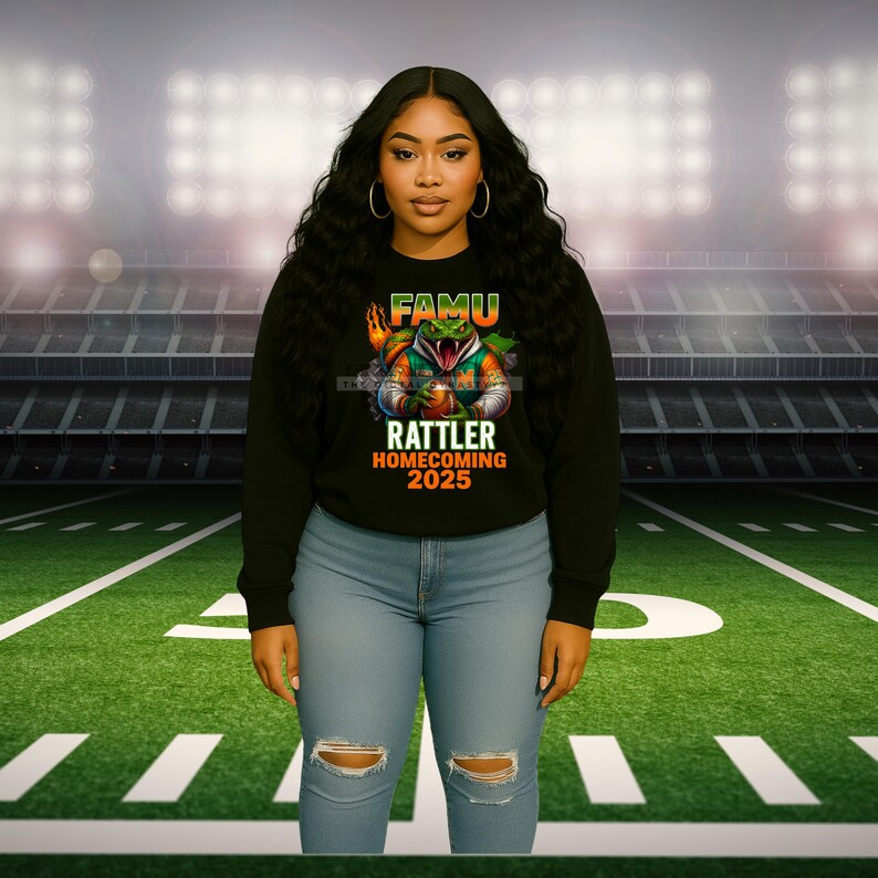FAMU Rattler Mascot PNG: Homecoming 2025, HBCU Fan Art (digital ...