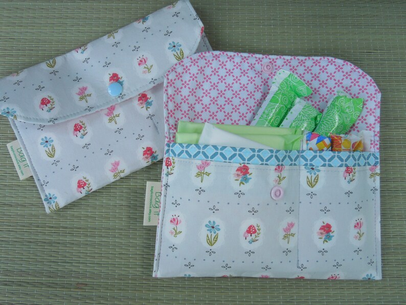 Privacy pouch Sanitary pad holder Feminine hygiene pouch Etsy