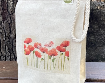 Canvas lunch bag - Small defect/boo boos - Recycled cotton lunch bag - Canvas lunch bag - Gender neutral lunch bags