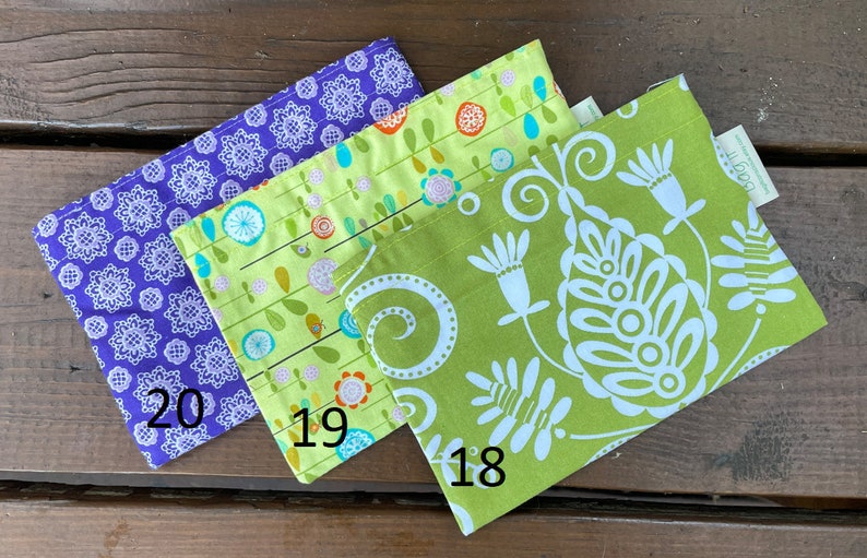 Reusable snack bags Reuse snack bags Zero waste lunch Teacher appreciation Eco kitchen Lots of choices, choose your favorite one image 6