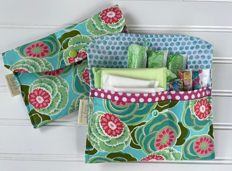 Privacy Pouch Sanitary Pad Holder Feminine Hygiene Pouch Etsy