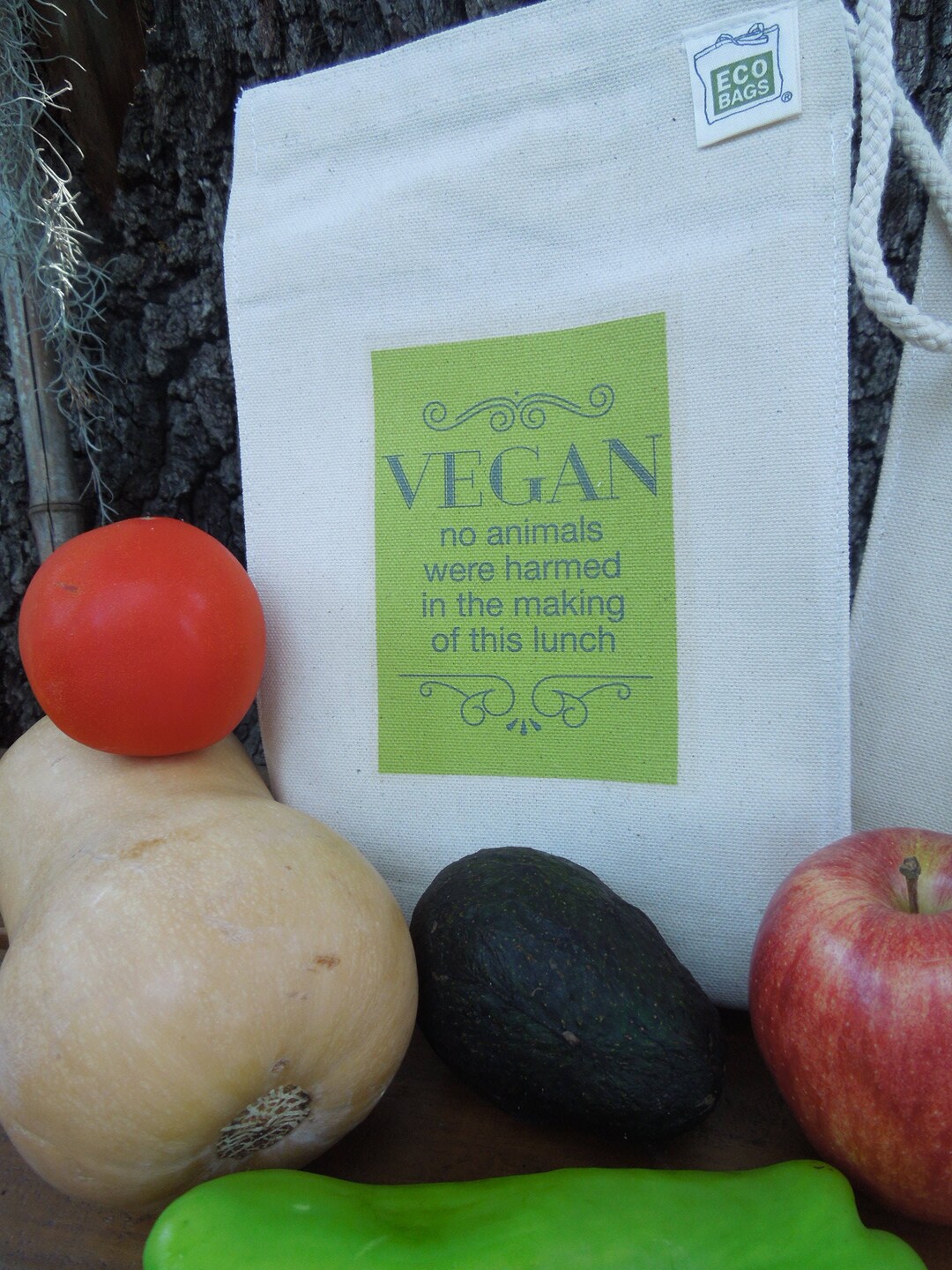 Canvas Lunch Bag Vegan Lunch Bag Recycled Cotton Lunch Bag Etsy