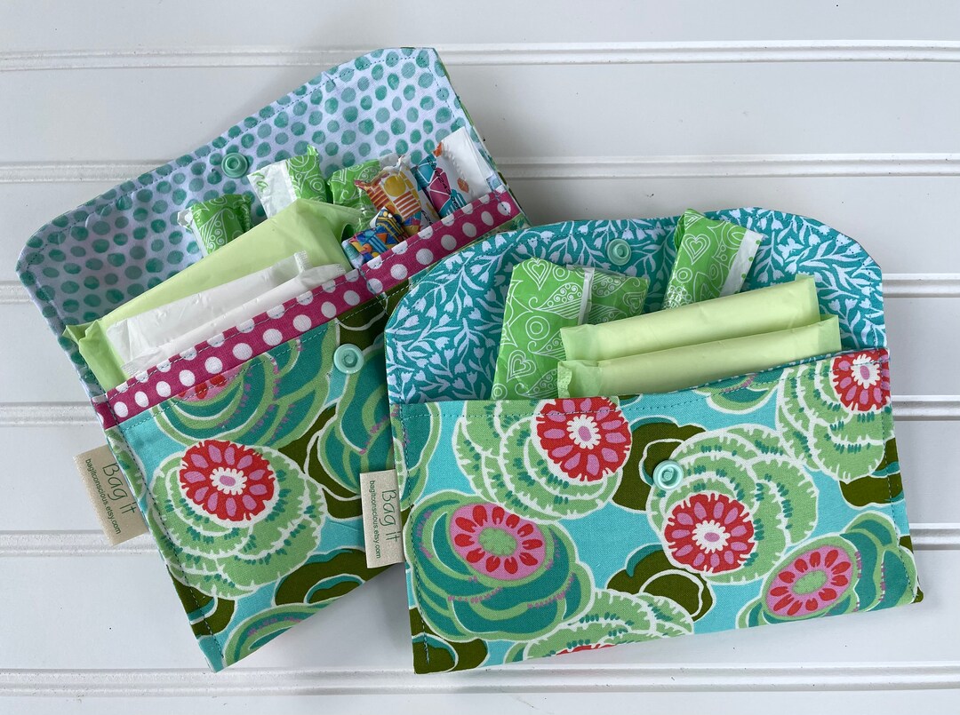 Privacy Pouch Sanitary Pad Holder Feminine Hygiene Pouch Etsy