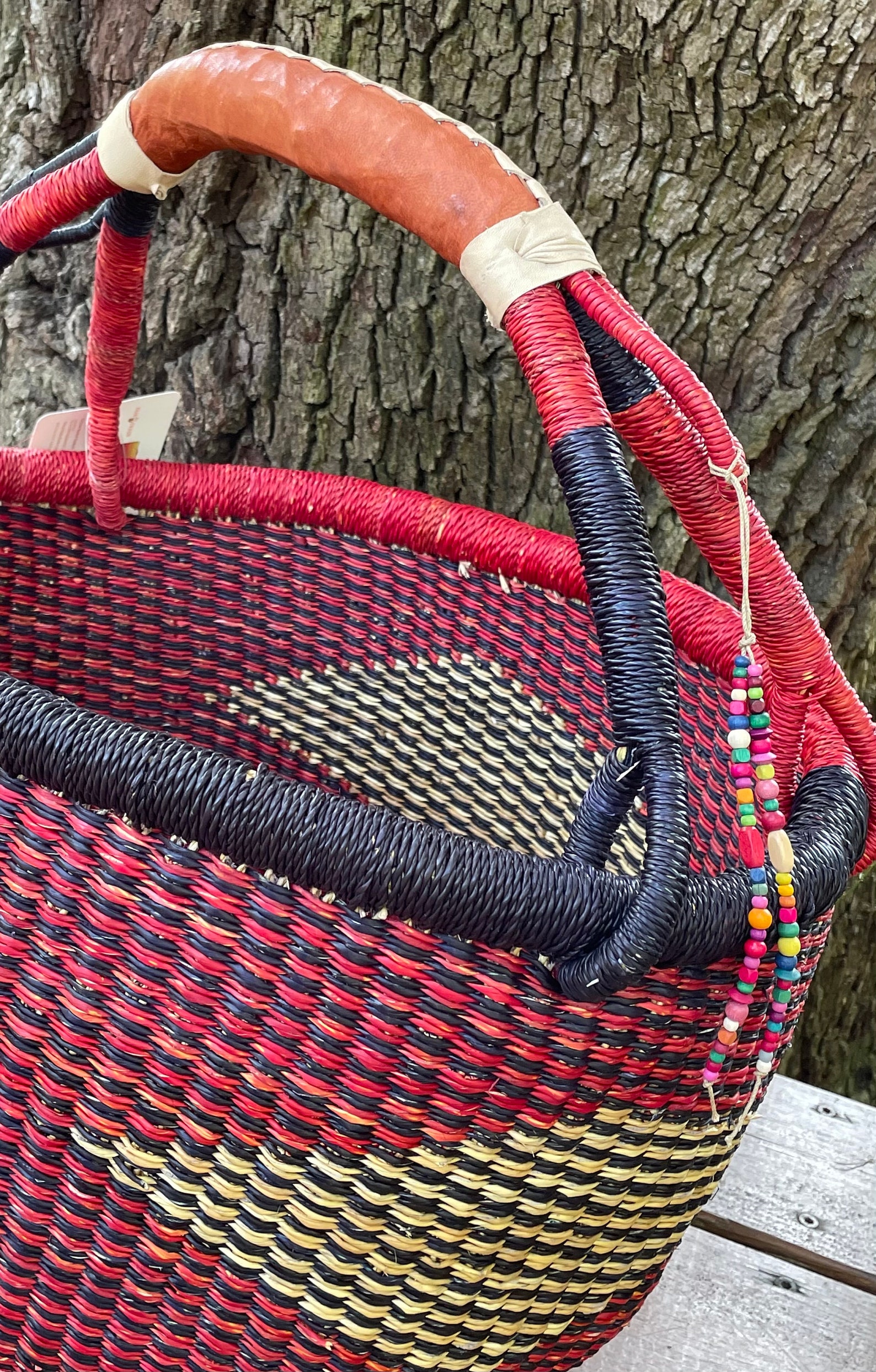 African basket Extra large market basket Bolga basket Etsy