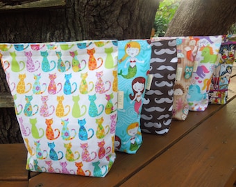 Reusable gallon size bag - Reusable bulk bag - Made to order - please read description before purchasing