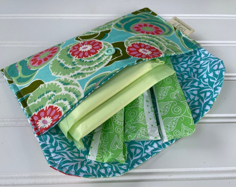 Privacy Pouch Sanitary Pad Holder Feminine Hygiene Pouch Etsy