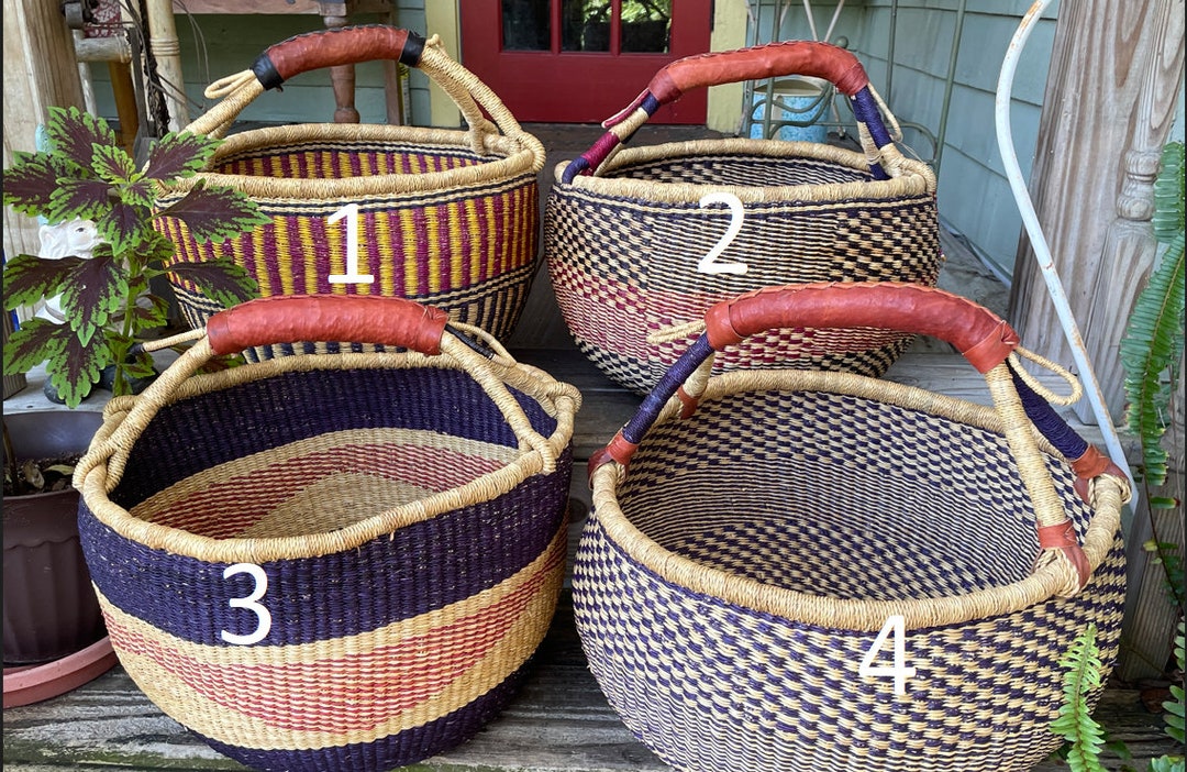 African Basket Extra Large Market Basket Bolga Basket Etsy