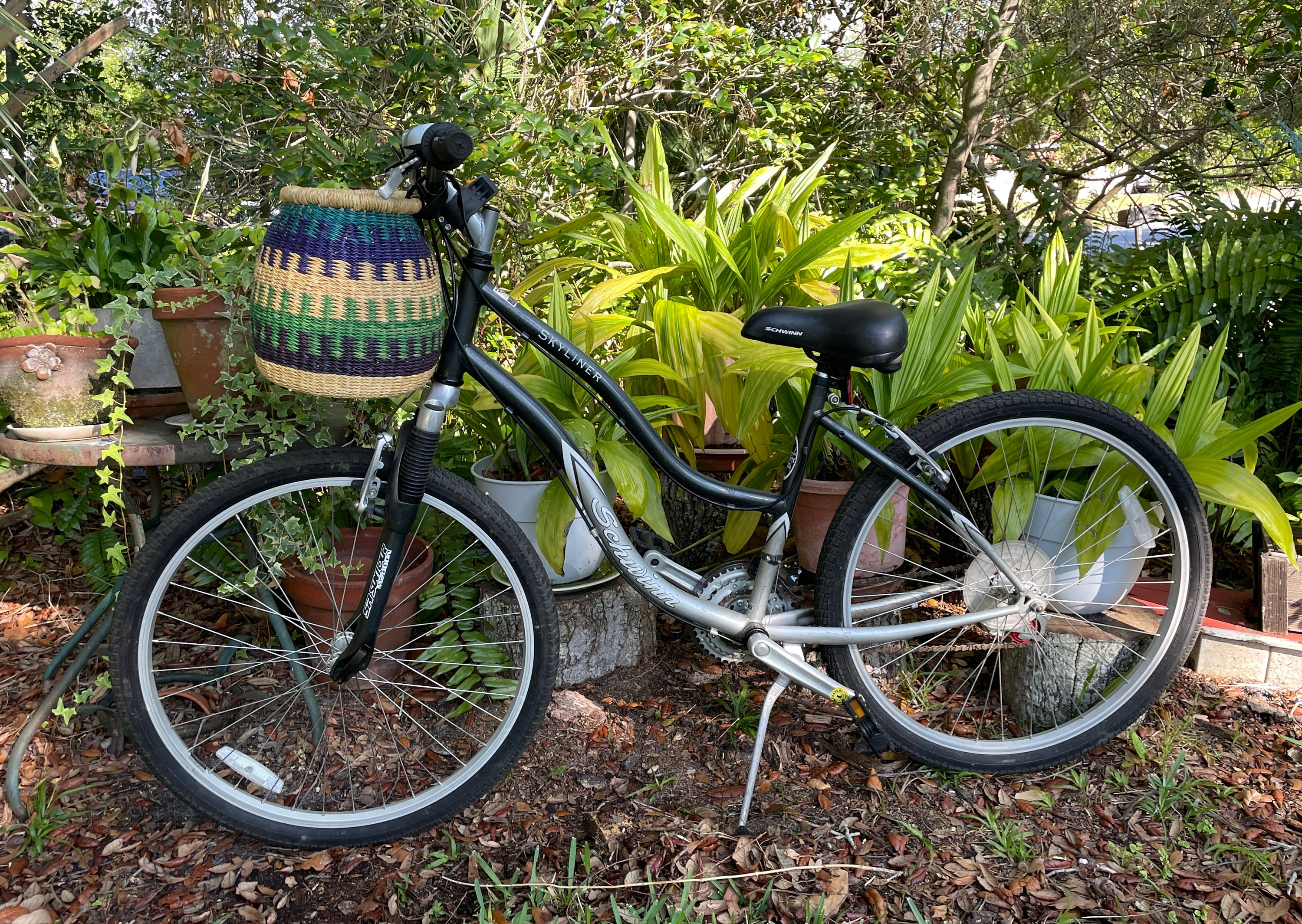 NEW Tapered Bicycle Basket Bolga Basket Small Front 