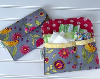 Privacy pouch - Sanitary pad holder -  Discrete pouch or phone case - USB cable holder -credit cards wallet -   Happy chances