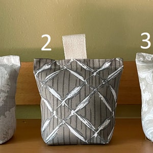 Door stopper - fabric door stopper - filled door stopper -indoor/outdoor door stoppers - door wedge - decorative door sop - Browns and beige