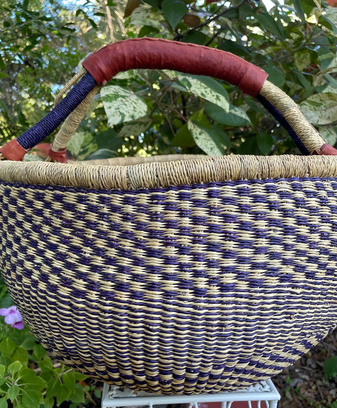 African Basket Extra Large Market Basket Bolga Basket Etsy